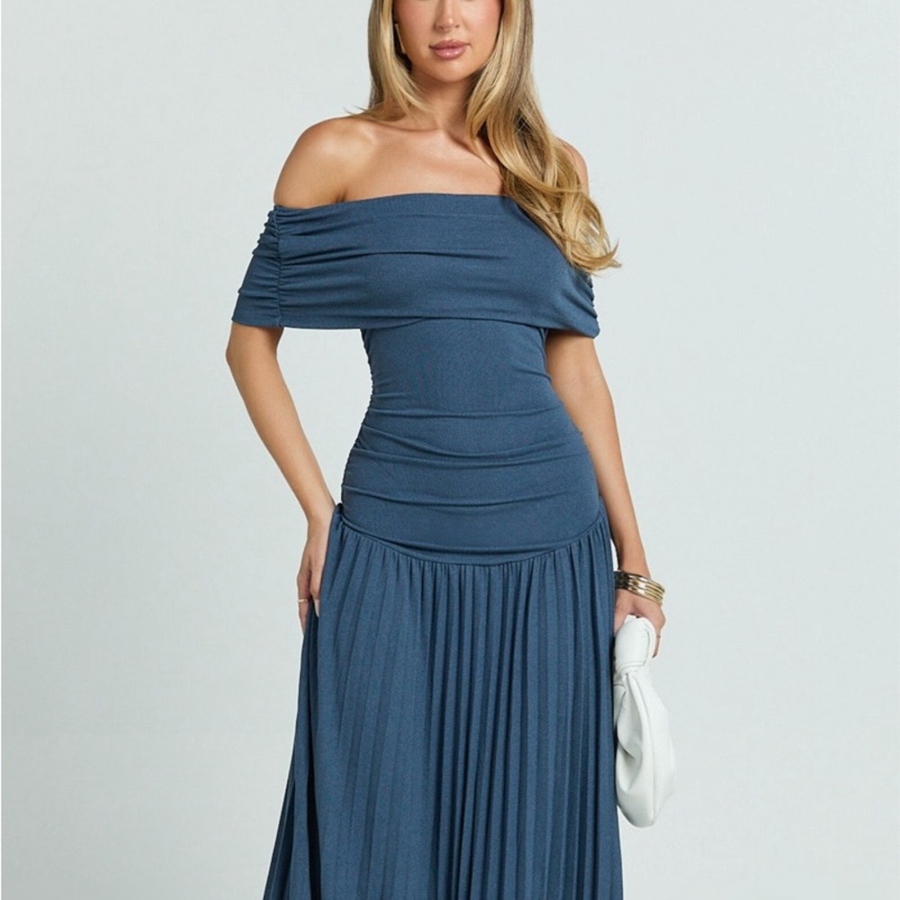 Lioness Field of Dreams Navy Blue Maxi Dress